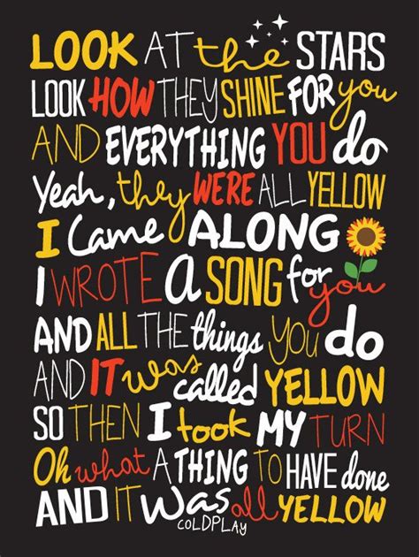 Coldplay Lyrics.